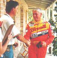 Dick Johnson filming at Dave's