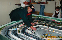 Larry Perkins and a track